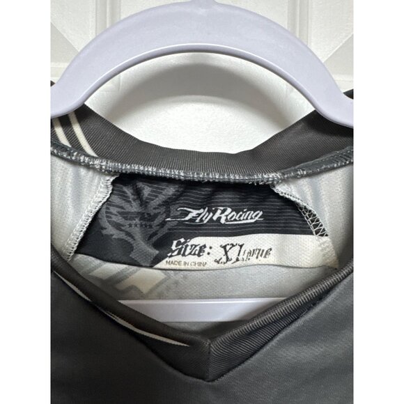 Fly Racing Jersey Adult Black Logo XL - Picture 2 of 5